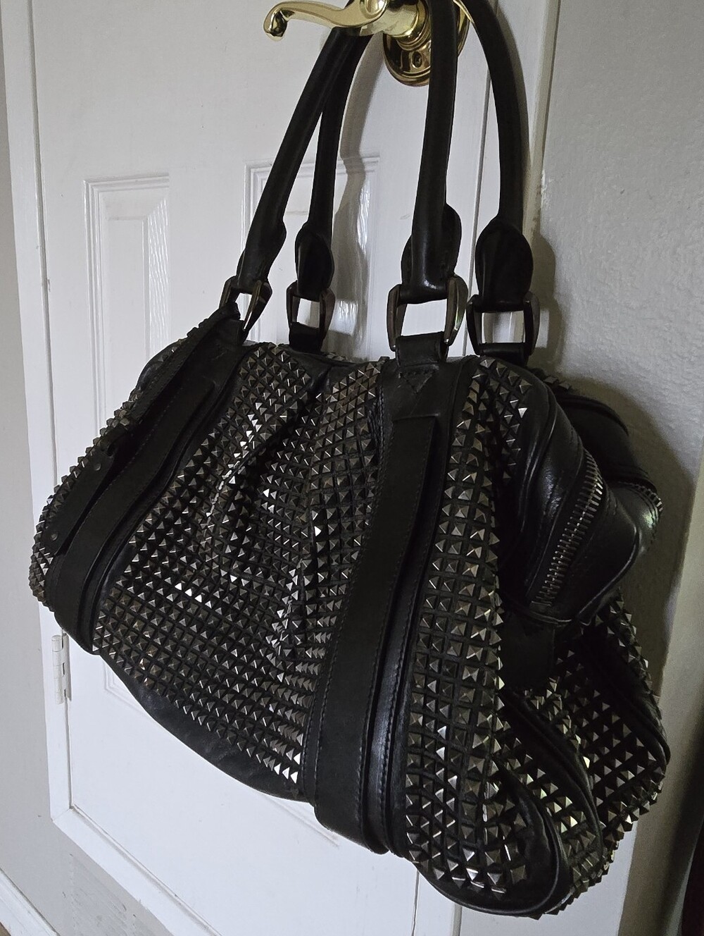 Burberry Prorsum Knight Studded Leather Purse Bag - Picture 11 of 11